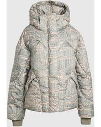 Stella McCartney - Truenature Graphic Print Padded Hooded Jacket - Lyst