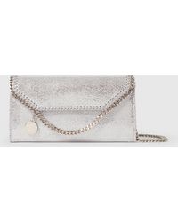 Stella McCartney - Falabella Flap Continental Wallet - Lyst