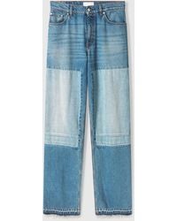 Stella McCartney - Patchwork Straight-leg Jeans - Lyst