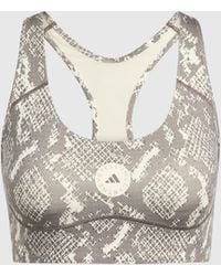 Stella McCartney - Truepurpose Power Impact Snake Print Training Bra - Lyst