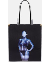 Stella McCartney - Sexy Robot Graphic Organic Cotton Canvas Tote Bag - Lyst