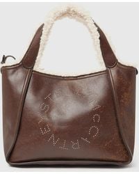 Stella McCartney - Logo Plush-Lined Crossbody Tote Bag - Lyst