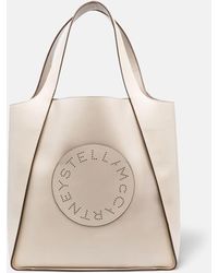 Stella McCartney - Stella Logo Square Tote Bag, , Pure - Lyst