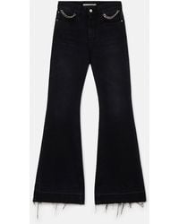 Stella McCartney - Falabella Flared Leg Jeans - Lyst