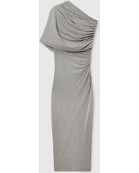 Stella McCartney - One Shoulder Twisted Wrap Dress - Lyst