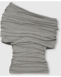 Stella McCartney - One Shoulder Twisted Wrap Top - Lyst