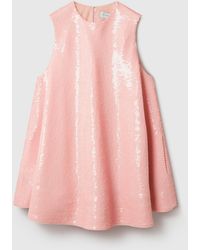 Stella McCartney - Sequin-Embellished A-Line Mini Dress - Lyst