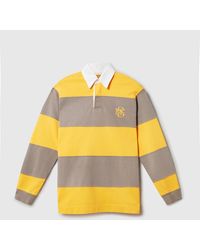 Stella McCartney - Smc Crest Striped Polo Shirt - Lyst