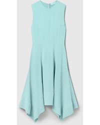 Stella McCartney - Asymmetric Hem Midi Dress - Lyst