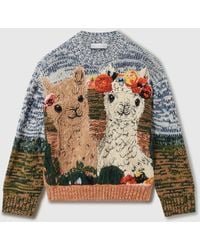 Stella McCartney - Alpaca Jacquard Knit Sweater - Lyst