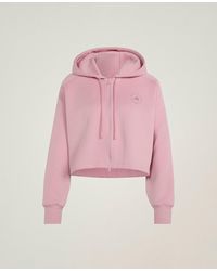 Stella McCartney - Adidas By Sportswear Cropped Hoodie - Lyst