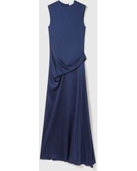 Stella McCartney - Draped Satin Gown - Lyst