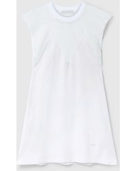 Stella McCartney - Net Panel A-Line Mini Dress - Lyst