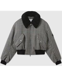 Stella McCartney - Plush-trimmed Bomber Jacket - Lyst