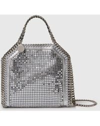 Stella McCartney - Falabella Chainmail Tiny Tote Bag - Lyst