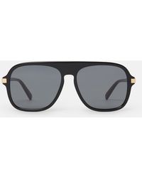 Stella McCartney - Straight-Edge Sunglasses, One Size - Lyst