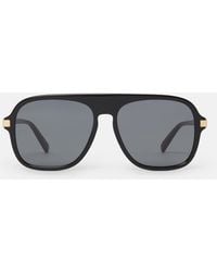 Stella McCartney - Straight-Edge Sunglasses, One Size - Lyst