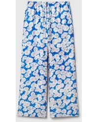 Stella McCartney - Daisy Print Oversized Trousers - Lyst