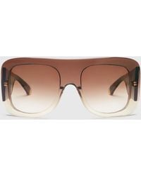 Stella McCartney - Chunky Straight-edge Sunglasses - Lyst