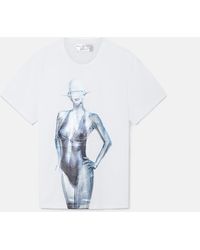 Stella McCartney - Sexy Robot Oversized Organic Cotton T-shirt - Lyst