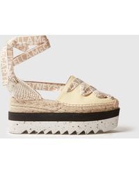 Stella McCartney - Gaia Platform Espadrilles - Lyst