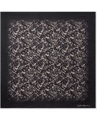 Stella McCartney - Lace Print Square Scarf - Lyst