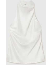 Stella McCartney - Satin Halterneck Top - Lyst