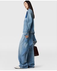 Stella McCartney - Pure. Tech Deconstructed Denim Jacket - Lyst