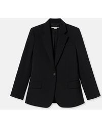 Stella McCartney - Wool Flannel Slim Fit Boyfriend Blazer - Lyst