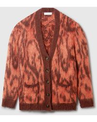 Stella McCartney - Cloud Leopard V-neck Cardigan - Lyst