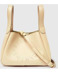 Stella McCartney - Logo Double Top Handle Crossbody Bag - Lyst