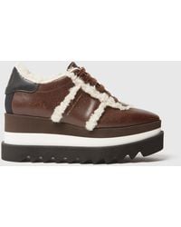 Stella McCartney - Vegan Plush-lined Sneak-elyse - Lyst