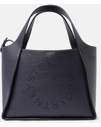 Stella McCartney - Logo Grainy Alter Mat Crossbody Bag - Lyst