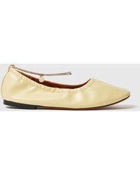 Stella McCartney - Chain-detail Ballerina Flats - Lyst