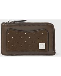 Stella McCartney - Ryder Studded Zip Cardholder - Lyst
