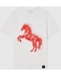 Stella McCartney - Airbrushed Horse Graphic T-Shirt - Lyst