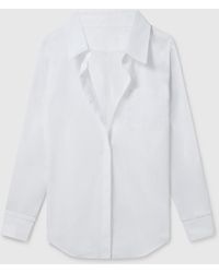 Stella McCartney - Open V-neck Collared Shirt - Lyst