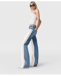 Stella McCartney - Chaps Studded Straight-Leg Jeans - Lyst