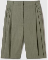 Stella McCartney - Tropical Wide-Leg Bermuda Shorts - Lyst