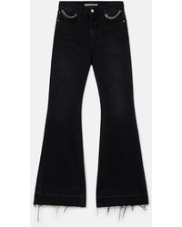 Stella McCartney - Falabella Flared Leg Jeans - Lyst