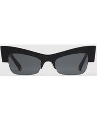 Stella McCartney - Medallion Geometric Sunglasses - Lyst