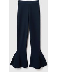 Stella McCartney - Compact Knit Peplum Trousers - Lyst