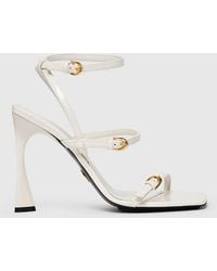 Stella McCartney - Elsa Patent Heeled Sandals - Lyst