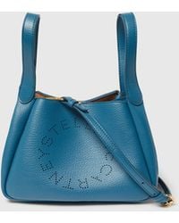 Stella McCartney - Logo Double Top Handle Crossbody Bag - Lyst