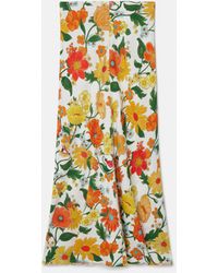 Stella McCartney - Lady Garden Print Maxi Skirt - Lyst