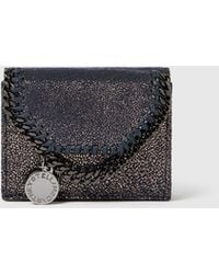 Stella McCartney - Falabella Trifold Wallet With Chain - Lyst