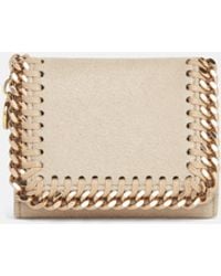 Stella McCartney - Falabella Tri-Fold Wallet, One Size - Lyst