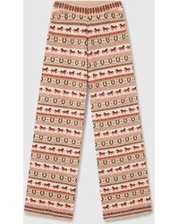 Stella McCartney - Fair Isle Wool Pants - Lyst