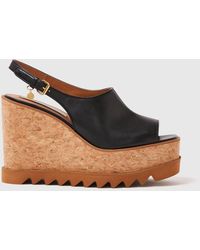 Stella McCartney - Sneak-Elyse Slingback Sandals - Lyst