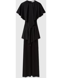 Stella McCartney - Tiered Pleated Satin Gown - Lyst